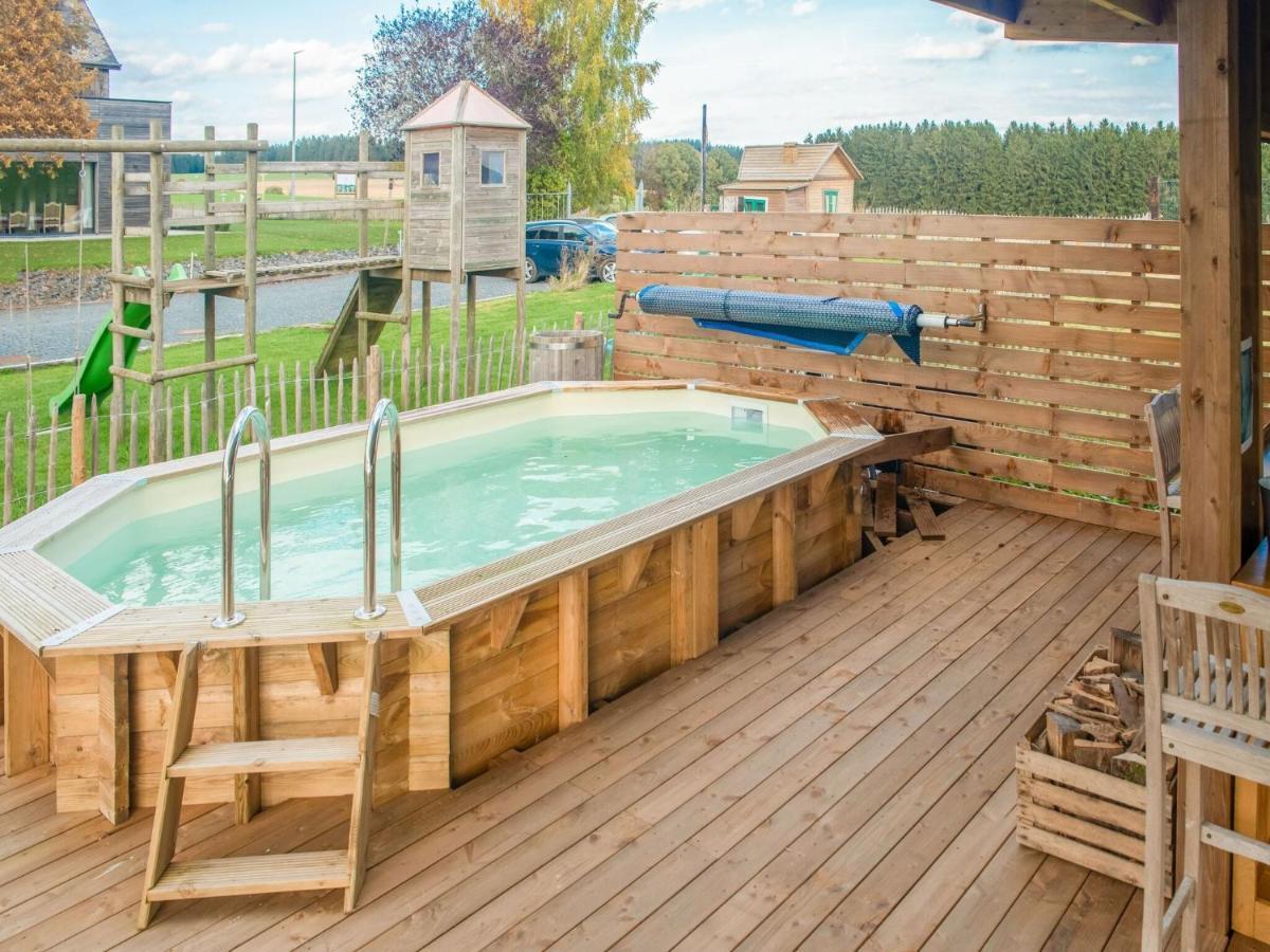 Luxurious House With Sauna In A Farm In Bastogne Exteriör bild